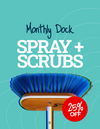 Monthly Dock Spray and Scrub